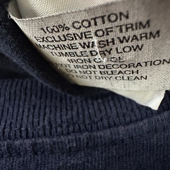 Vintage Body Glove T-Shirt Men’s Medium Navy Blue 100% Cotton Boxy Short Fit 90s - Picture 7 of 10